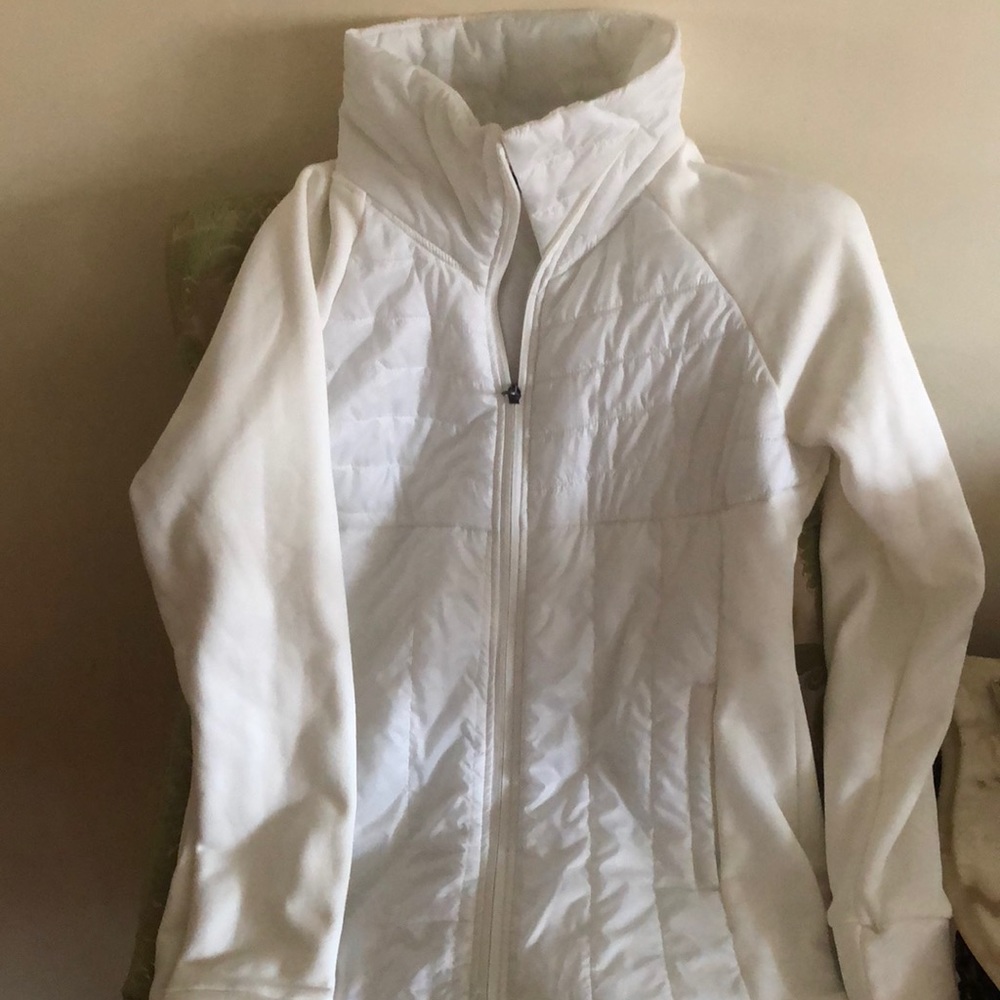 White zippy jacket